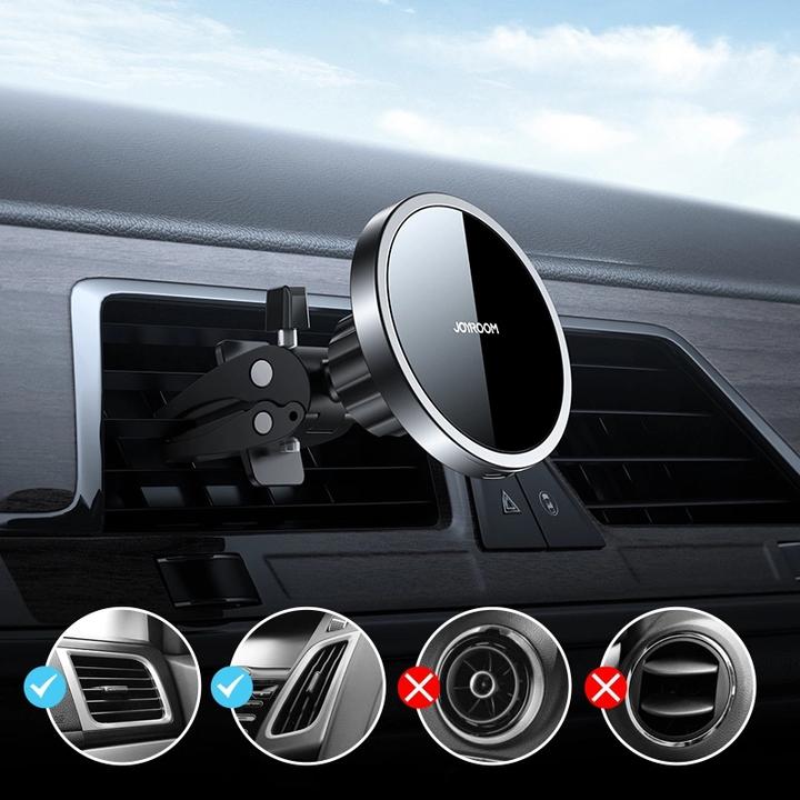 Actual product image Joyroom Magnetic Wireless Car Charger