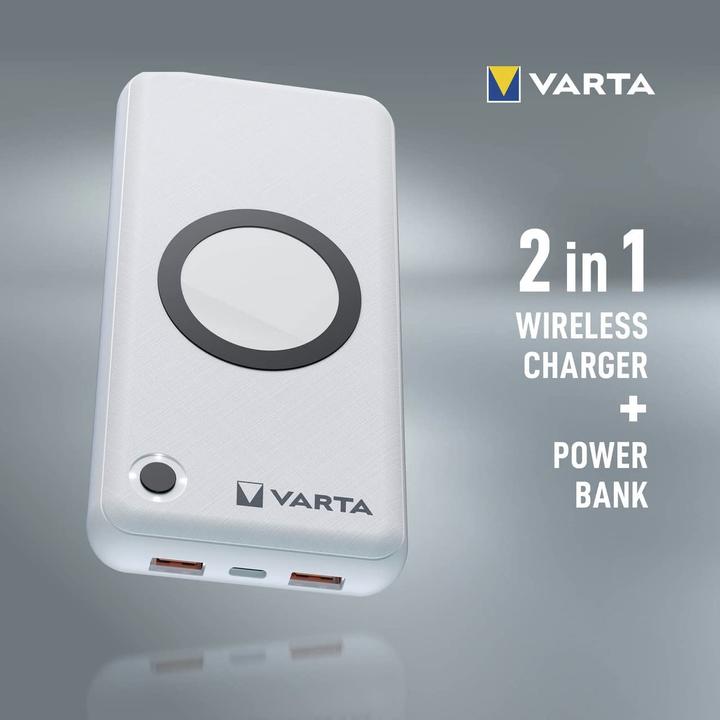 Produktbild Varta Wireless Power Bank + Ladekabel (20000 mAh, 20 W, 74 Wh)