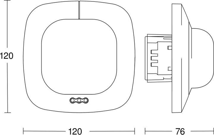 Produktbild Steinel Präsenzmelder-Bus UP ws 360° v360° 2,8m 000356 (8 m)