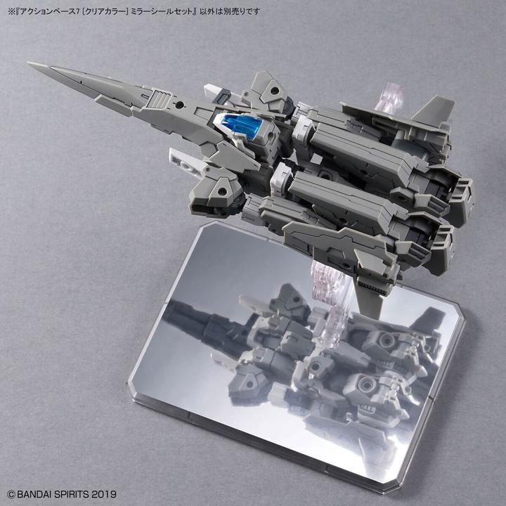 Actual product image Bandai GUNDAM - Action Base 7 (Clear Colour) Mirror Stickers Set - Model Kit