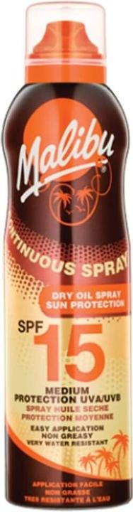 Malibu Continuous Spray Dry Oil (Sonnenspray, SPF 15, 175 ml)