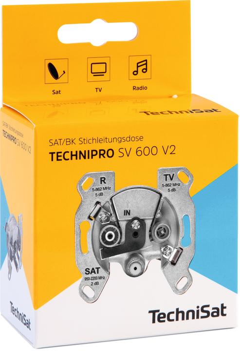 Produktbild TechniSat TECHNIPRO SV 600 (V2) Sat/Installation (Antennendose)