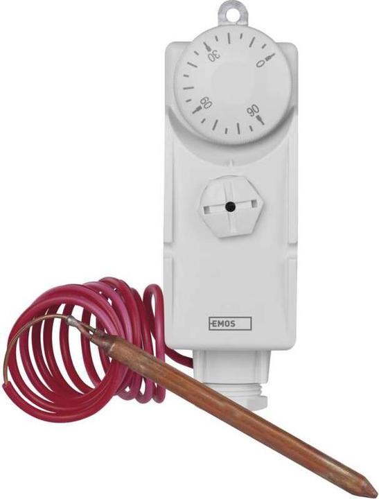 Actual product image Emos Contact thermostat with remote sensor P5682, manual