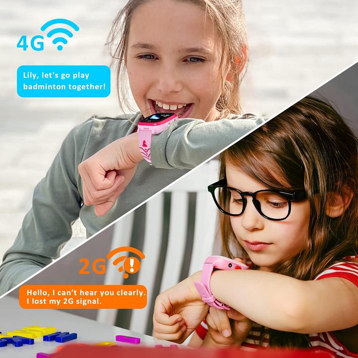 Image du produit Okyuk Smartwatch pour filles garçons (4G)