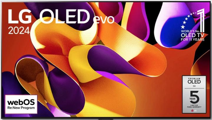 Immagine prodotto LG TV OLED65G48LW 4K OLED evo (2024) Gallery Design 164 cm (65) (65", G4, OLED, 4K, 2024)