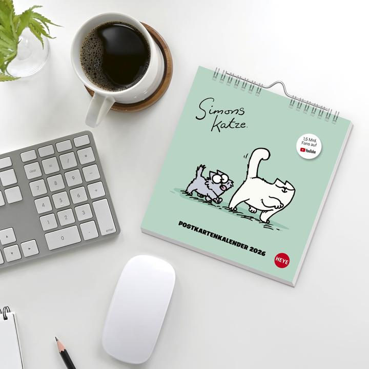 Produktbild Simons Katze Postkartenkalender 2026 (16 x 17 cm, Harter Einband, Deutsch)