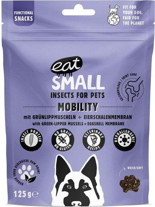 Produktbild Eat Small Hundesnack Mobility mit Insekten (Welpe + Kitten, 1 Stk., 125 g)
