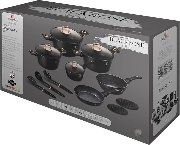 Image du produit BerlingerHaus Collection Rose noire (28 cm, Ensemble de casseroles et de poêles de cuisson, Aluminium)