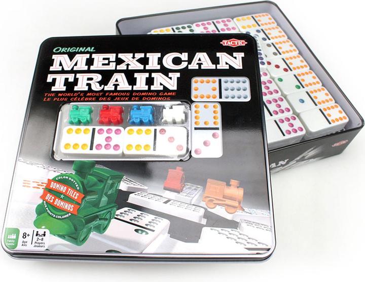 Produktbild Tactic Mexican Train Tin Box (Deutsch, Französisch, Italienisch, Englisch)