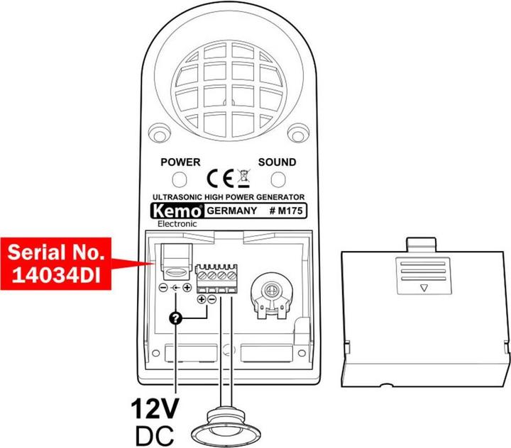 Actual product image Kemo Animal repeller multifrequency M