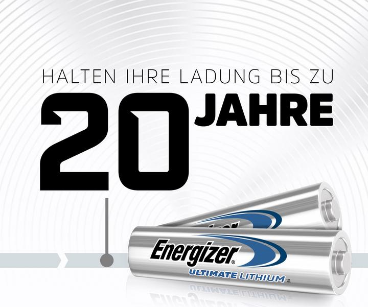 Immagine prodotto Energizer Ultimate Lithium (4 pz., AAA, 1150 mAh)
