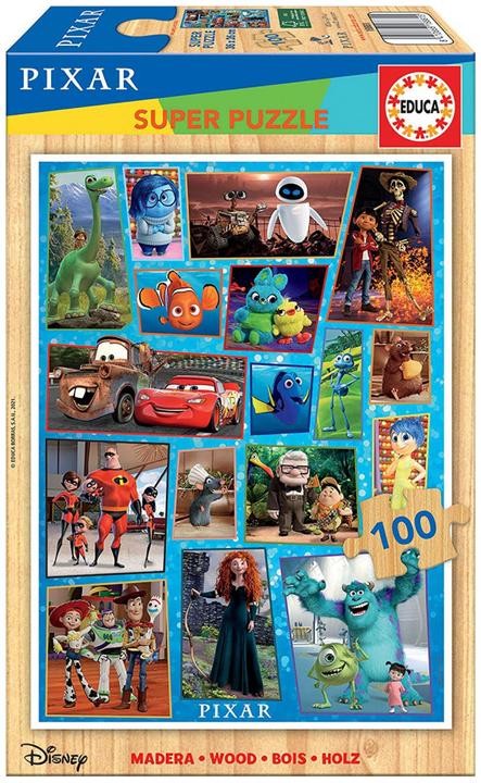 Produktbild Educa Disney Pixar Holzpuzzle (100 Teile)
