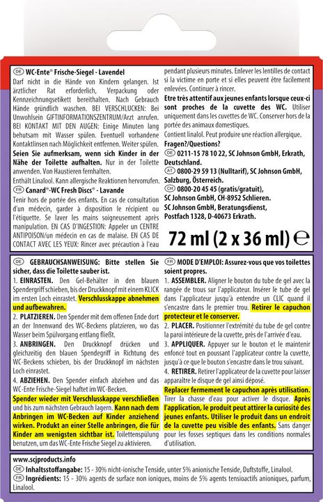 Immagine prodotto WC-Ente Ricarica del sigillo di freschezza