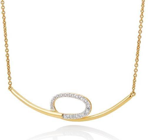 Breuning COLLIER - BRILL. 0,204 Ct. H/si (585, - Gold)