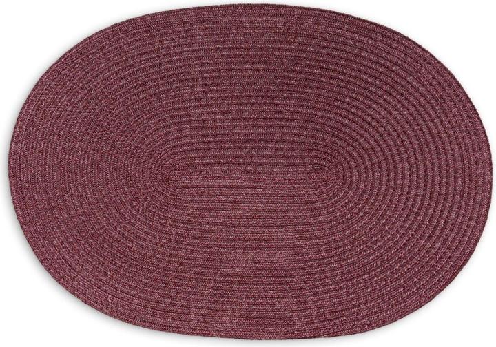 Actual product image Continenta Oval placemat, wine red (45 x 31 cm)