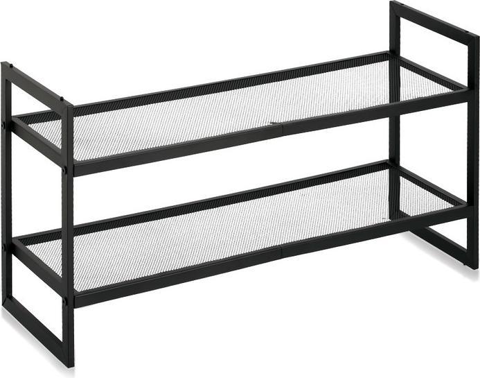 Zeller Present Schuhregal mit 2 Ablagen Metall 70x24x36 cm
