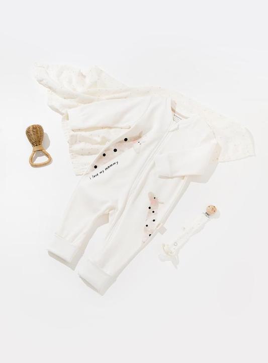 Produktbild BabyCosy Strampler mit Reissverschluss. langarm. (80)