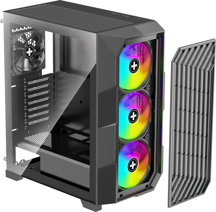 Actual product image Xilence Xilent Breeze II ATX PC Case black (mATX, Mini-ITX, ATX)