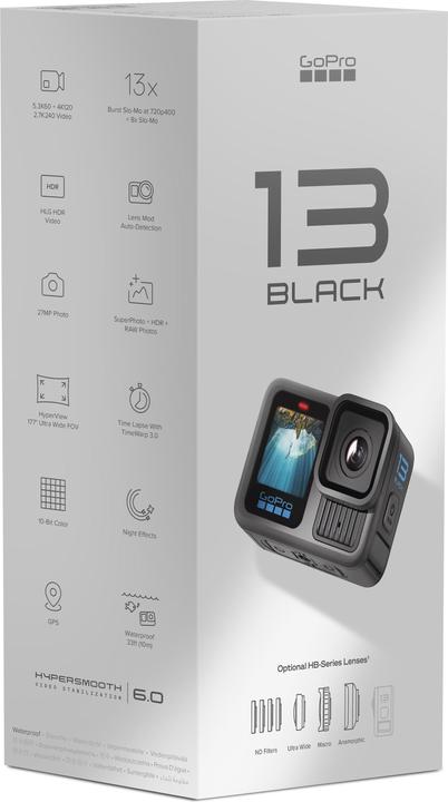 Productafbeelding GoPro HERO13 Black (60p, Bluetooth, WiFi)