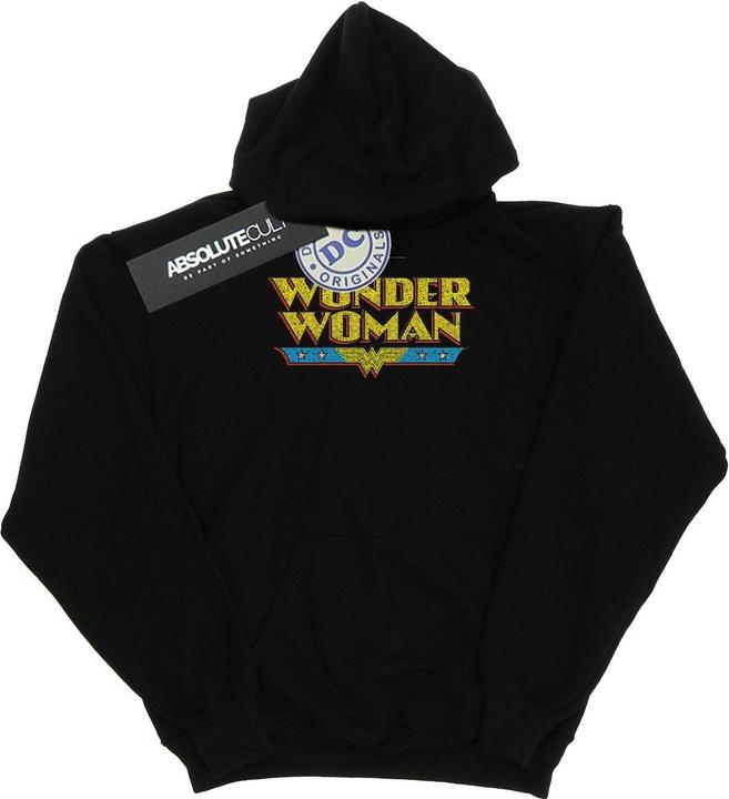 Wonder Woman Crackle Logo Kapuzenpullover (S)