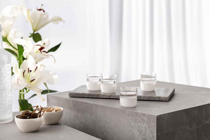 Image du produit Villeroy & Boch Verre à liqueur, set de 4 pièces Manufacture Rock blanc (0.80 dl, 4 x, Verre à fusil)