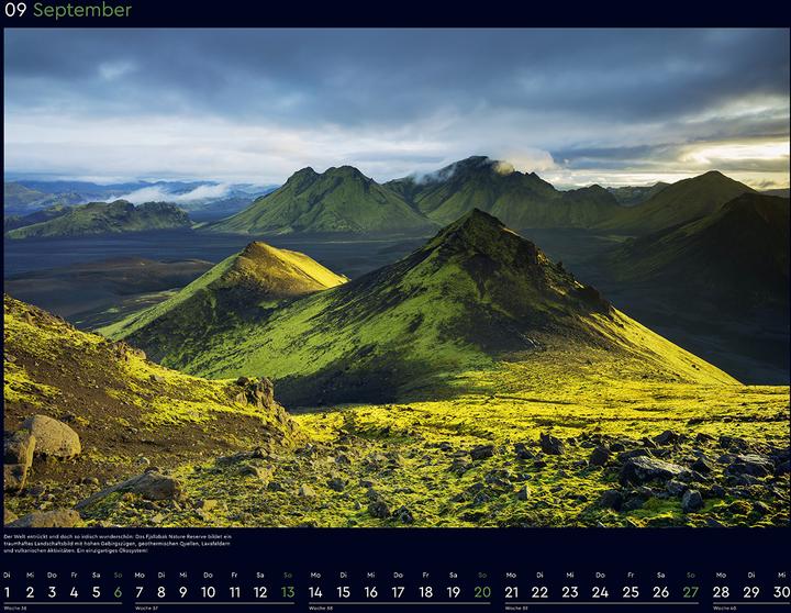 Produktbild Island - Wandkalender 2026 (60 x 45 cm, Harter Einband, Deutsch)
