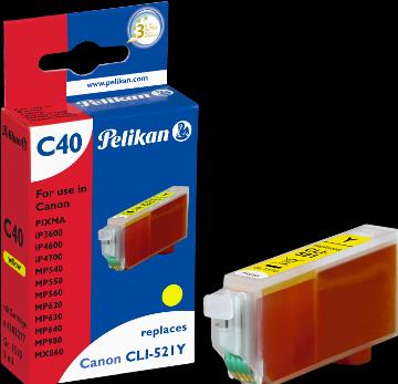 Actual product image Pelikan Cli-521 (Y)
