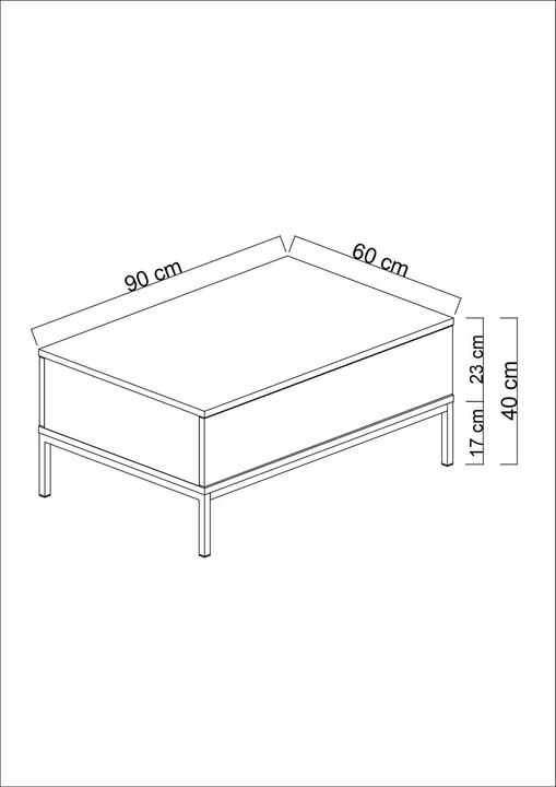 Actual product image Skye Decor Malio (90 x 40 x 60 cm)