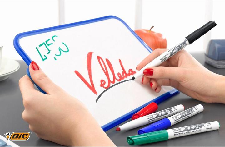 Actual product image Bic Velleda Whiteboard Marker (Multicoloured, 1.40 mm, 8 x)