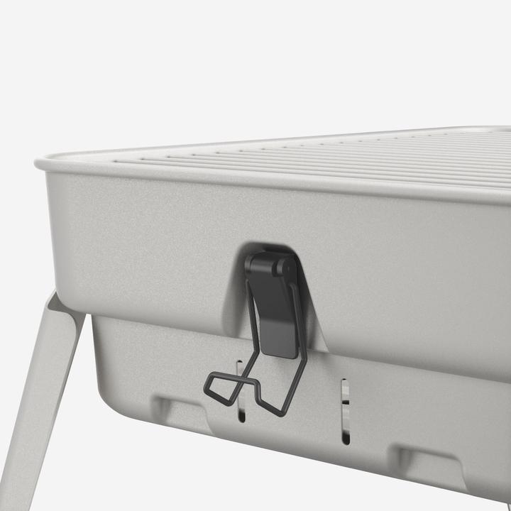 Actual product image Quechua Portable camping barbecue for wood, coal and briquettes - for 4 people