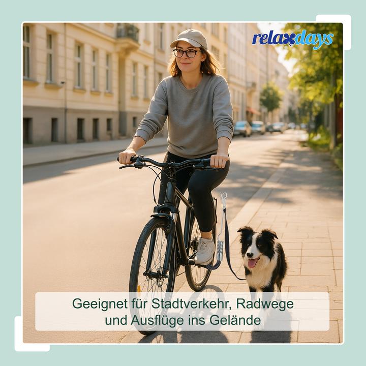 Actual product image Relaxdays Dog bike leash (Dog, Pushbike)