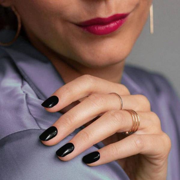 Immagine prodotto MoYou London Strisce per unghie in gel nere (Essiccatore smalto per unghie, Jet Black)