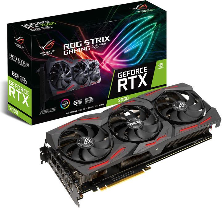 Image du produit ASUS GeForce ROG STRIX RTX 2060 6G EVO GAMING (6 Go)