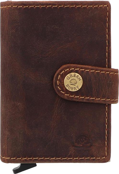 Produktbild Greenburry Vintage Geldbörse RFID Schutz Leder 7.5 cm
