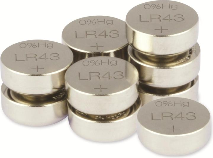 Image du produit GP Batteries Pile bouton alcaline GP 186, 10 (10 pcs, LR43, 70 mAh)