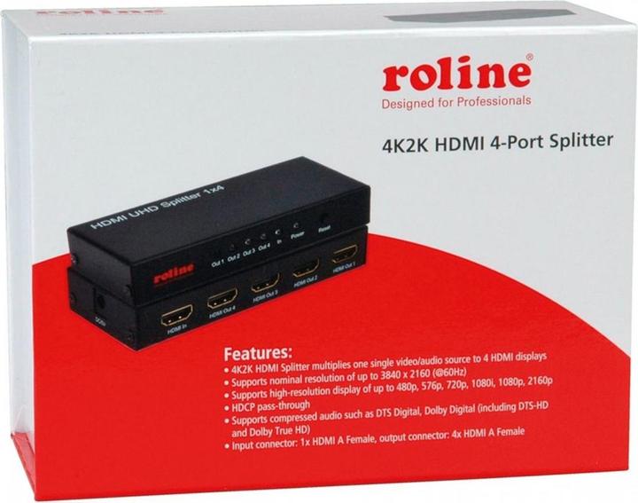 Produktbild Roline 4K HDMI Video-Splitter