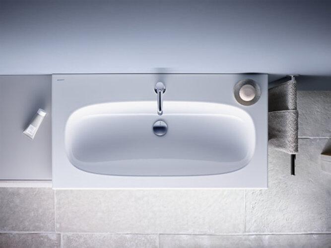 Produktbild Geberit Keramag Acanto Möbel-Waschtisch Slim 500642, ohne Hahnloch, mit Überlauf, 900x480mm (480 mm, 900 mm)