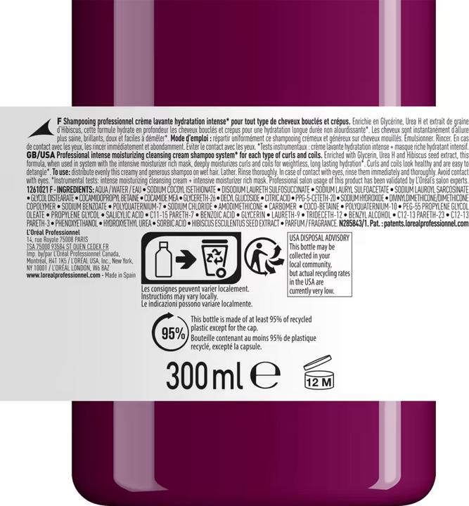 Image du produit L'Oréal Professionnel Expression de curl (1500 ml, Shampoing liquide)