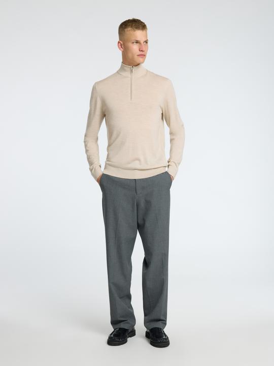 Image du produit Selected Homme Slhtray Ls Knit Merino Half Zip Noos (M)