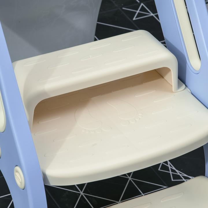 Image du produit Swisshandel24 Siège de toilette pour enfants, entraîneur de toilette avec marches, poignée, accessoire de