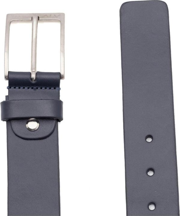 Actual product image ALV by Alviero Martini Herrengürtel Aus Echtem Leder Made In Italy - Modell Draco - 3,0 X 130 Cm (110, 115, 120, 125)