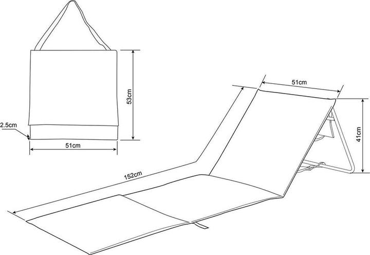 Actual product image Intimo Living Set of 2 beach loungers (100 cm)