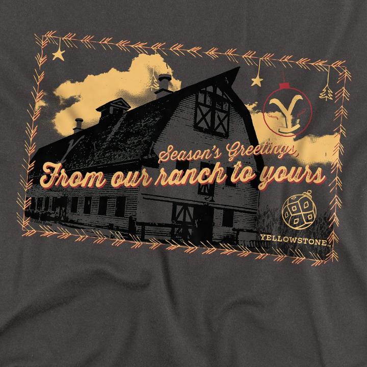 Produktbild Yellowstone Seasons Greetings From The TShirt weihnachtliches Design (S)