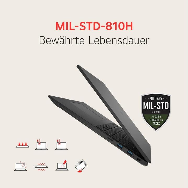 Produktbild LG gram 16" Core Ultra 7 155H 16GB/1TB SSD Win11 grau 16Z90S-G.AA79G (15.98", Intel Core Ultra 7 155H, 16 GB, 1000 GB, DE)