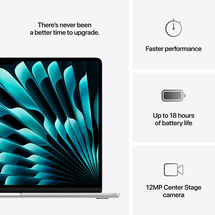 Actual product image Apple MacBook Air – 2025 (15.30", M4, 16 GB, 1000 GB, DE)