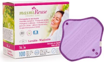 Produktbild Masmi Bio Slipeinlagen Waschbar - Reuse (Damenbinden)