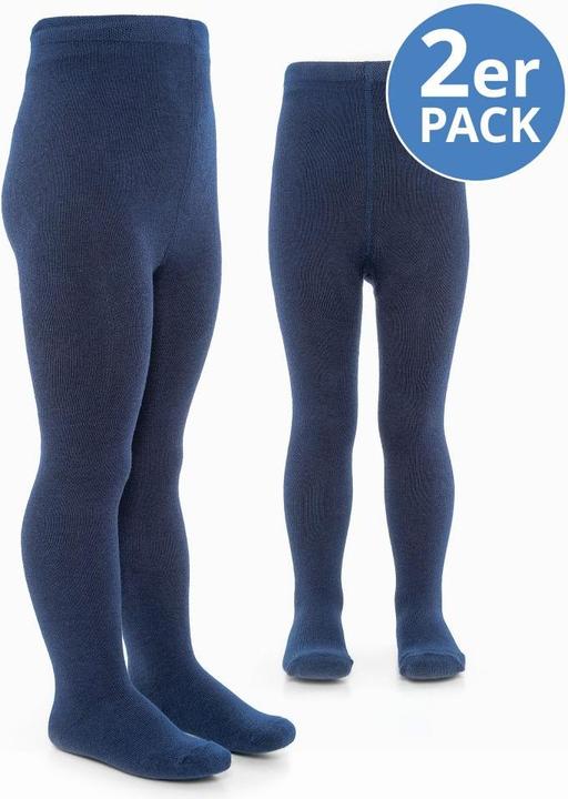 Produktbild La Loona LaLoona Baby-Strumpfhosen Strumpfhose 2er Pack - Marine - (62/68)