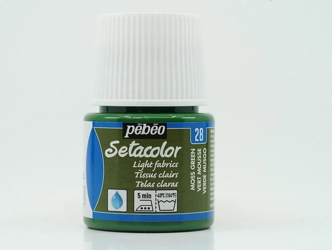 Actual product image Pebeo Setacolor Light Fabrics (Moss green, 45 ml)
