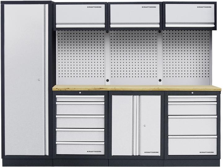 Productafbeelding Kraftwerk MOBILIO-EX complete combinatie geperforeerd paneel beuken