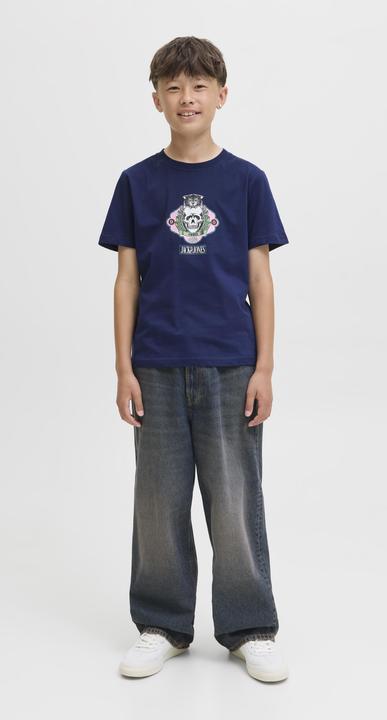 Actual product image Jack & Jones Jorskull Nature Tee Ss Crew Neck Sn Jnr (164)
